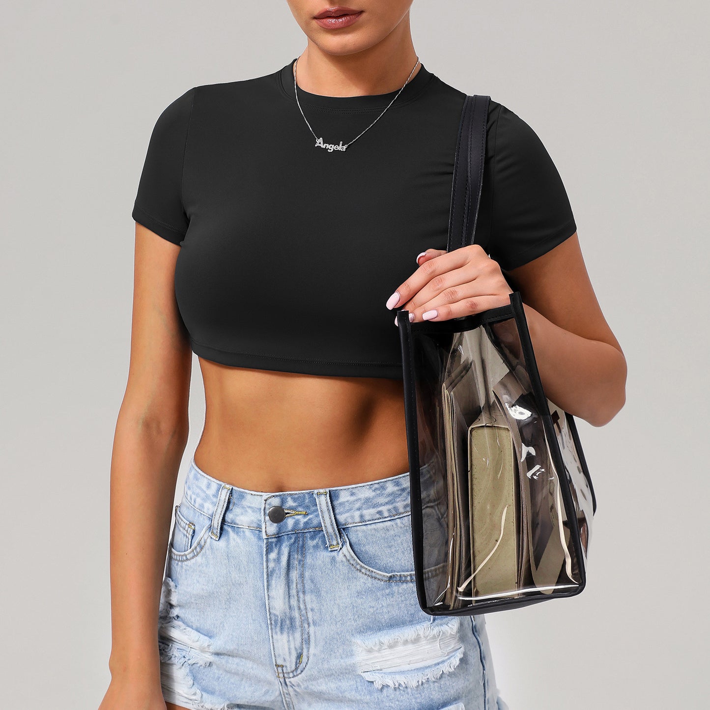 Quick Drying Tight Yoga Short Sleeve Women - Yara fashion Yara fashion 24.99