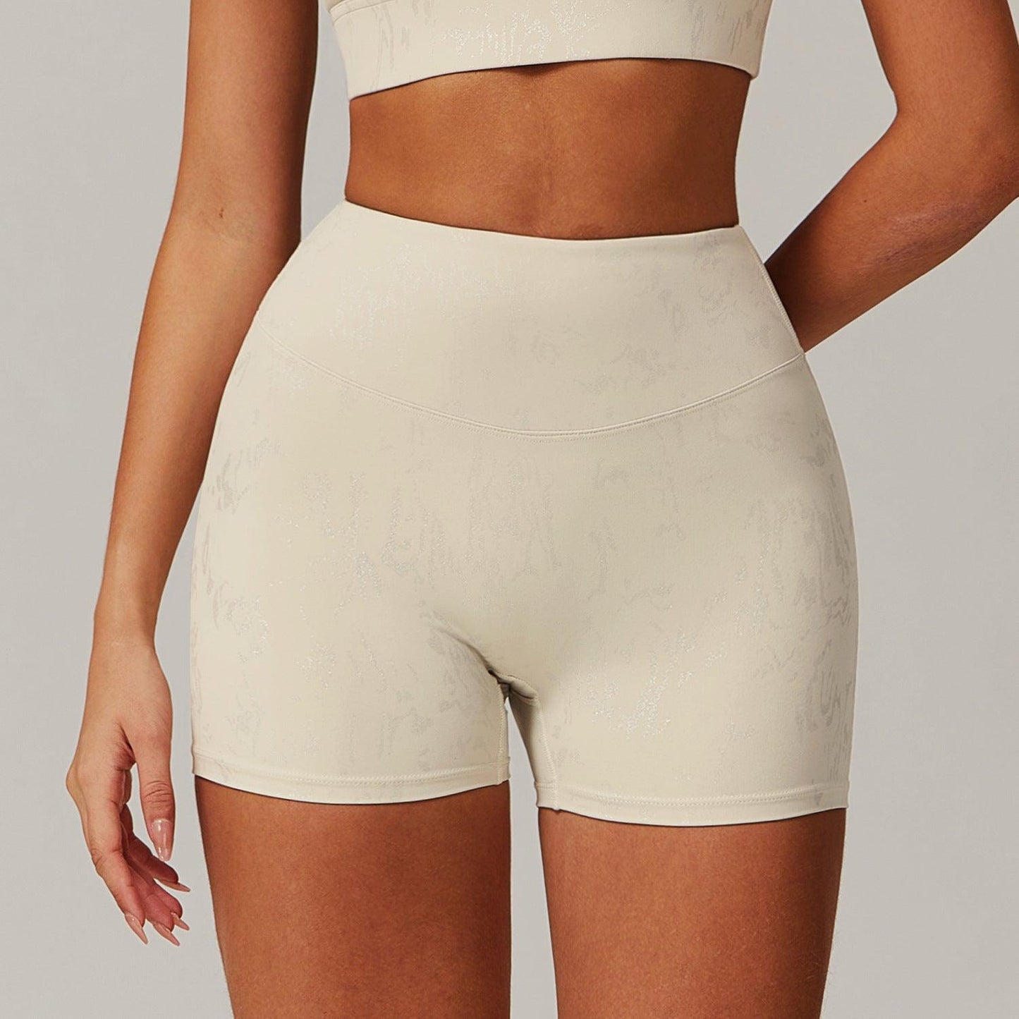 Casual Tight Yoga Shorts Women High Waist Belly Contracting Fitness Pants Running Hip Raise Sports Shorts - Yara fashion Yara fashion 47.99