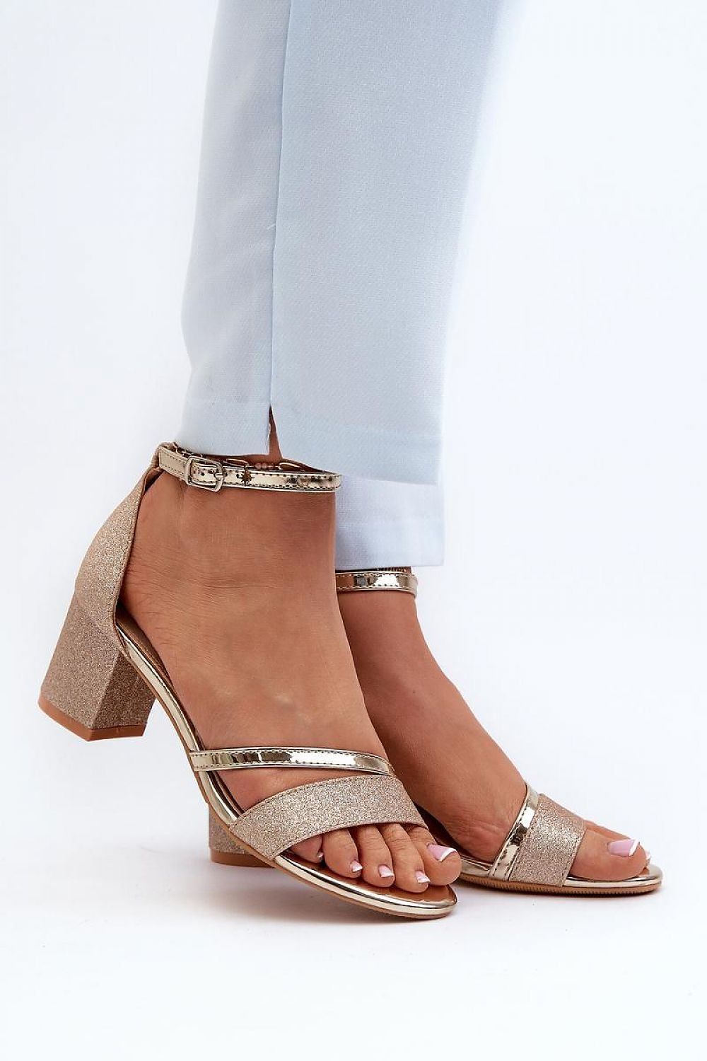 Heel sandals model Step in style - Yara fashion