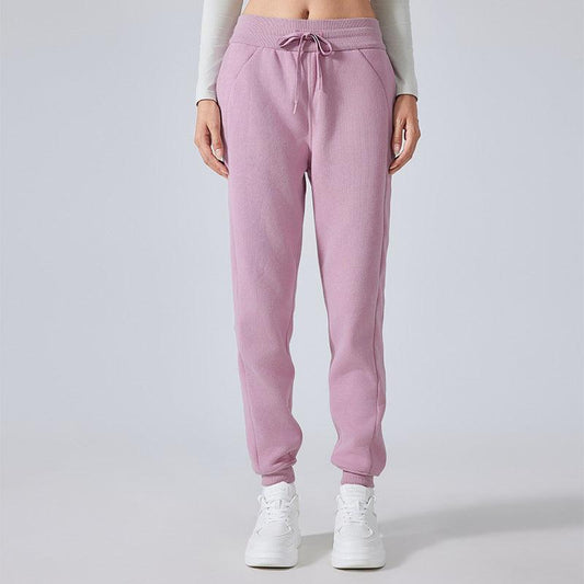 Autumn Winter Casual Loose Tappered Sports Pants Women High Waist All Matching Casual Sweatpants Outdoor Fitness Yoga Pants - Yara fashion Yara fashion 59.99