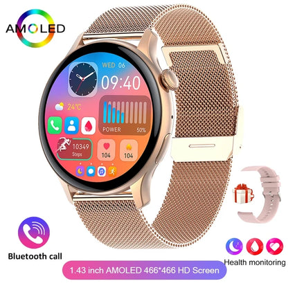 2024 True AMOLED Smart Watch Ladies Screen Always Show Time 466*466 HD Health Tracker Voice Calling Smartwatch Women For Xiaomi - Yara fashion  87928806 2024 True AMOLED Smart Watch Ladies Screen Always Show Time 466*466 HD Health Tracker Voice Calling Smartwatch Women For Xiaomi 