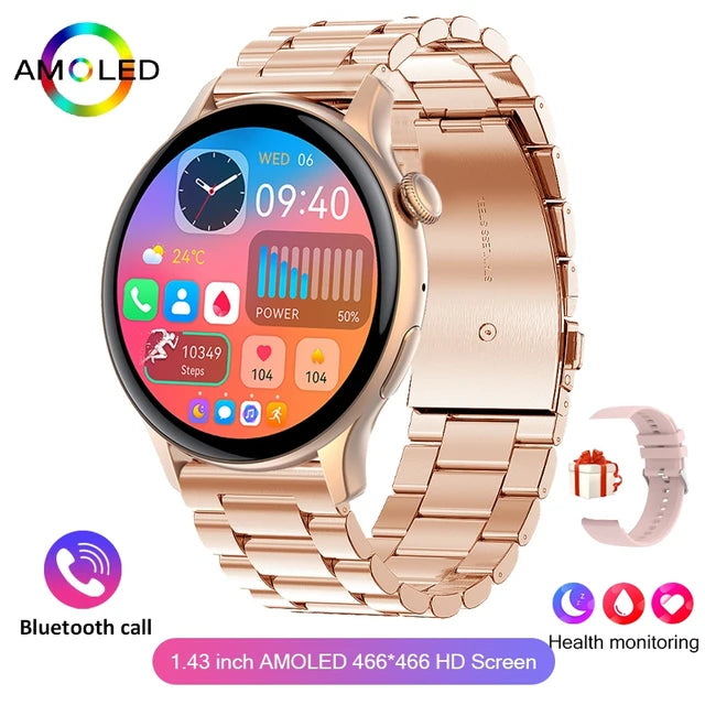 2024 True AMOLED Smart Watch Ladies Screen Always Show Time 466*466 HD Health Tracker Voice Calling Smartwatch Women For Xiaomi - Yara fashion  92812971 2024 True AMOLED Smart Watch Ladies Screen Always Show Time 466*466 HD Health Tracker Voice Calling Smartwatch Women For Xiaomi 