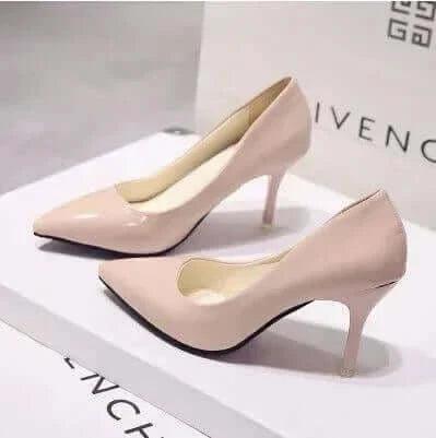 2024 Nude Pumps for Women High Heel Shoes Female Fashion Patent Leather Sexy Pointed Toe Thin Heel Wedding Shoes Plus Size 34-44 - Yara fashion  732532 2024 Nude Pumps for Women High Heel Shoes Female Fashion Patent Leather Sexy Pointed Toe Thin Heel Wedding Shoes Plus Size 34-44 