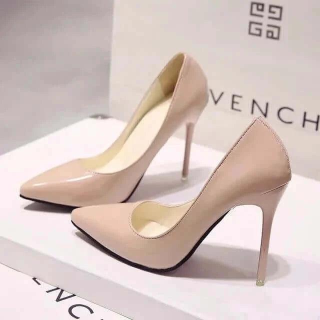 2024 Nude Pumps for Women High Heel Shoes Female Fashion Patent Leather Sexy Pointed Toe Thin Heel Wedding Shoes Plus Size 34-44 - Yara fashion  77711464 2024 Nude Pumps for Women High Heel Shoes Female Fashion Patent Leather Sexy Pointed Toe Thin Heel Wedding Shoes Plus Size 34-44 