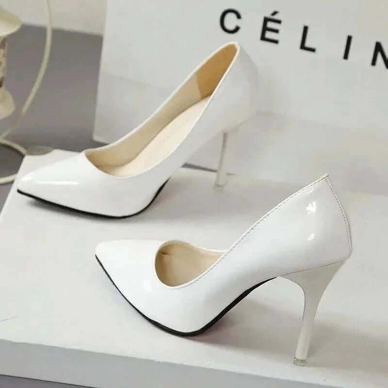 2024 Nude Pumps for Women High Heel Shoes Female Fashion Patent Leather Sexy Pointed Toe Thin Heel Wedding Shoes Plus Size 34-44 - Yara fashion  15522476 2024 Nude Pumps for Women High Heel Shoes Female Fashion Patent Leather Sexy Pointed Toe Thin Heel Wedding Shoes Plus Size 34-44 