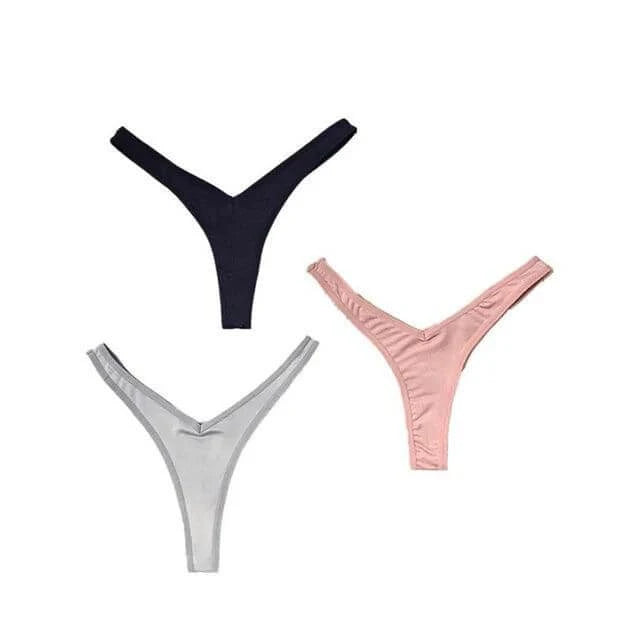 3 pcs "Y" Shape Sexy Low Rise Panties Women G String Seamless Bikini Thong Underwear Female Underpants - Yara fashion  71623603 3 pcs "Y" Shape Sexy Low Rise Panties Women G String Seamless Bikini Thong Underwear Female Underpants 