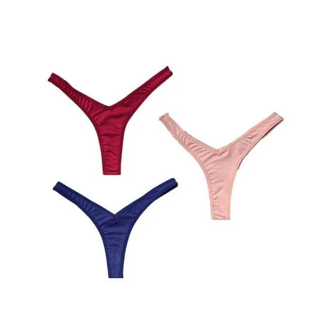 3 pcs "Y" Shape Sexy Low Rise Panties Women G String Seamless Bikini Thong Underwear Female Underpants - Yara fashion  69548570 3 pcs "Y" Shape Sexy Low Rise Panties Women G String Seamless Bikini Thong Underwear Female Underpants 