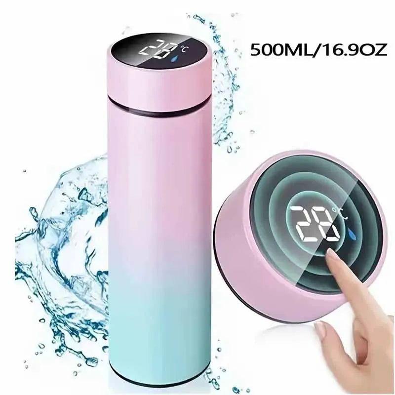 500ml Smart Thermos Bottle LED Temperature Display Thermos Cup Stainless Steel Vacuum Flask Portable Water Bottles Adult Gift - Yara fashion  48638869 500ml Smart Thermos Bottle LED Temperature Display Thermos Cup Stainless Steel Vacuum Flask Portable Water Bottles Adult Gift 