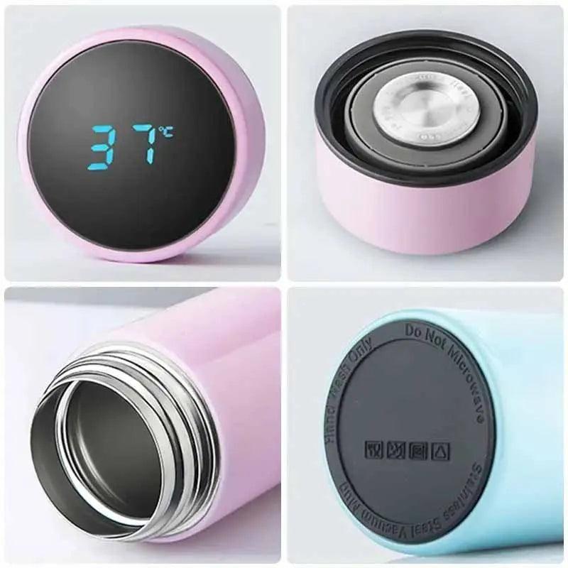 500ml Smart Thermos Bottle LED Temperature Display Thermos Cup Stainless Steel Vacuum Flask Portable Water Bottles Adult Gift - Yara fashion  57599386 500ml Smart Thermos Bottle LED Temperature Display Thermos Cup Stainless Steel Vacuum Flask Portable Water Bottles Adult Gift 