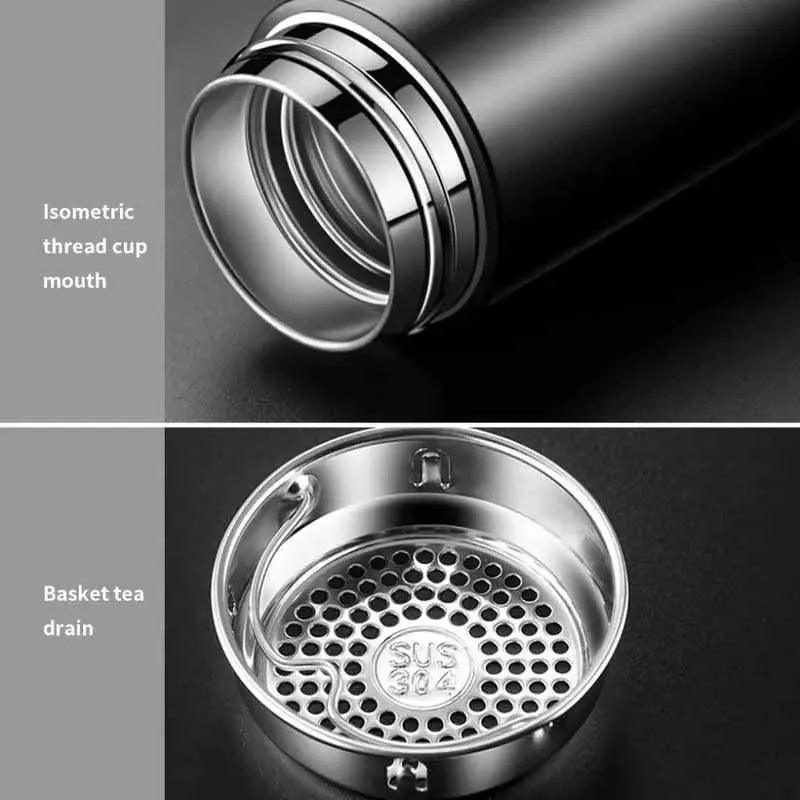 500ml Smart Thermos Bottle LED Temperature Display Thermos Cup Stainless Steel Vacuum Flask Portable Water Bottles Adult Gift - Yara fashion  27085033 500ml Smart Thermos Bottle LED Temperature Display Thermos Cup Stainless Steel Vacuum Flask Portable Water Bottles Adult Gift 