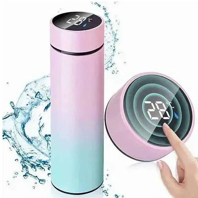 500ml Smart Thermos Bottle LED Temperature Display Thermos Cup Stainless Steel Vacuum Flask Portable Water Bottles Adult Gift - Yara fashion  96895275 500ml Smart Thermos Bottle LED Temperature Display Thermos Cup Stainless Steel Vacuum Flask Portable Water Bottles Adult Gift 