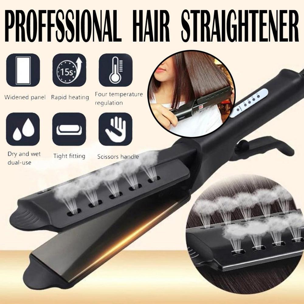 360 Swivel Professional  Steam Flat Iron Hair Straightener