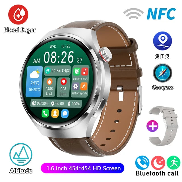 For HUAWEI GT4 Pro GPS NFC Smart Watch Men 360*360 AMOLED Screen Heart rate Bluetooth Call IP68 Waterproof Man Smartwatch 2024 - Yara fashion  72944110 For HUAWEI GT4 Pro GPS NFC Smart Watch Men 360*360 AMOLED Screen Heart rate Bluetooth Call IP68 Waterproof Man Smartwatch 2024 