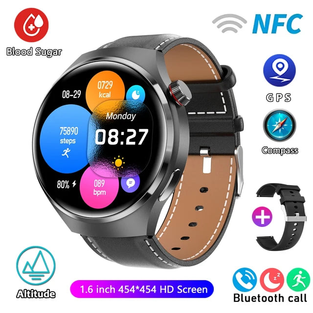 For HUAWEI GT4 Pro GPS NFC Smart Watch Men 360*360 AMOLED Screen Heart rate Bluetooth Call IP68 Waterproof Man Smartwatch 2024 - Yara fashion  81682550 For HUAWEI GT4 Pro GPS NFC Smart Watch Men 360*360 AMOLED Screen Heart rate Bluetooth Call IP68 Waterproof Man Smartwatch 2024 