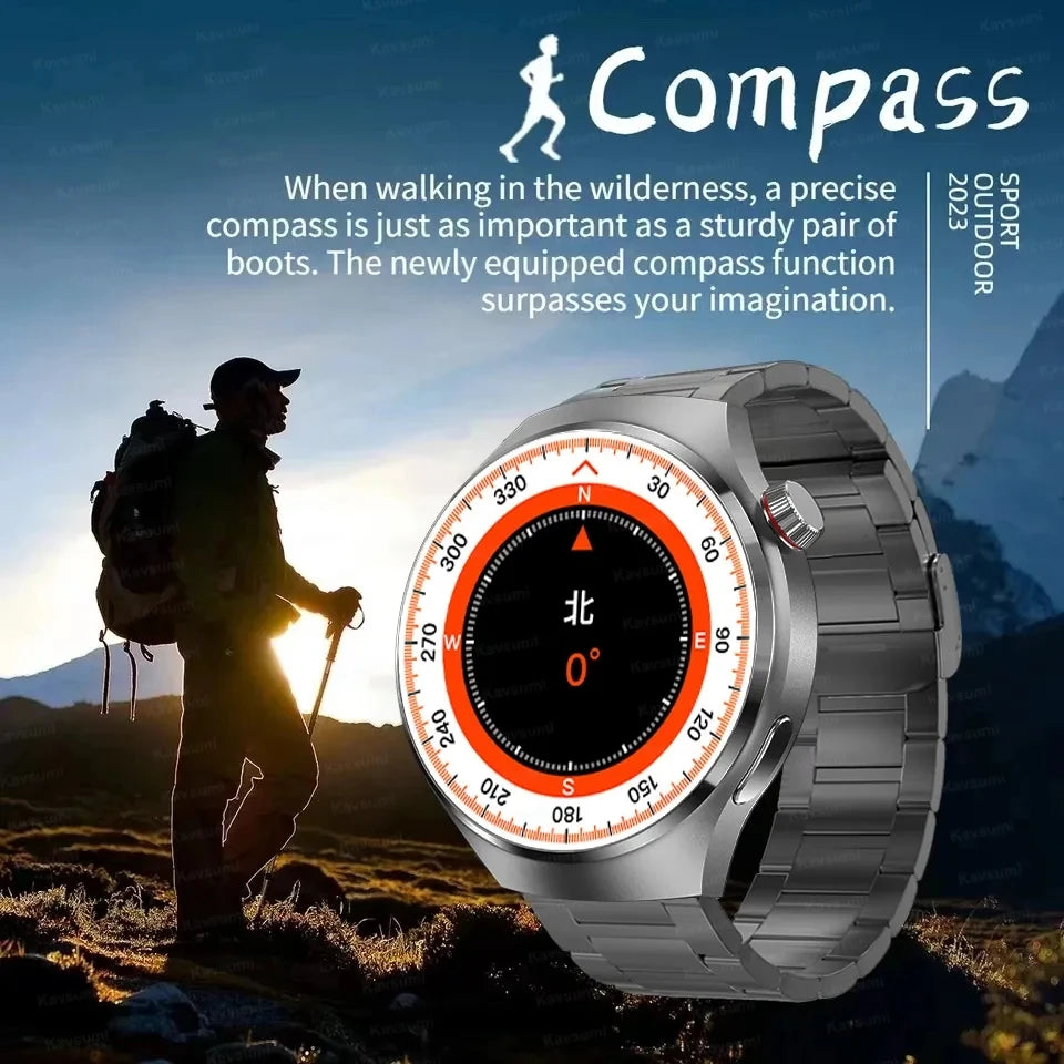 For HUAWEI GT4 Pro GPS NFC Smart Watch Men 360*360 AMOLED Screen Heart rate Bluetooth Call IP68 Waterproof Man Smartwatch 2024 - Yara fashion  45538346 For HUAWEI GT4 Pro GPS NFC Smart Watch Men 360*360 AMOLED Screen Heart rate Bluetooth Call IP68 Waterproof Man Smartwatch 2024 