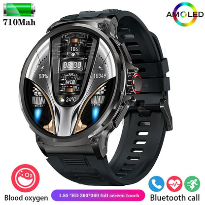 For Huawei Xiaomi GPS Track Smart Watch Men 1.85-Inch Ultra HD AMOLED Screen 710 Mah Battery Bluetooth Call SmartWatch 2024 New - Yara fashion  4102382 For Huawei Xiaomi GPS Track Smart Watch Men 1.85-Inch Ultra HD AMOLED Screen 710 Mah Battery Bluetooth Call SmartWatch 2024 New 