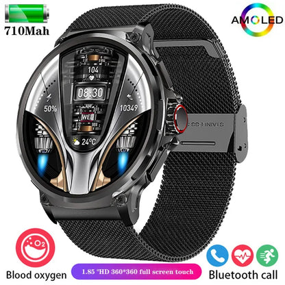 For Huawei Xiaomi GPS Track Smart Watch Men 1.85-Inch Ultra HD AMOLED Screen 710 Mah Battery Bluetooth Call SmartWatch 2024 New - Yara fashion  55217510 For Huawei Xiaomi GPS Track Smart Watch Men 1.85-Inch Ultra HD AMOLED Screen 710 Mah Battery Bluetooth Call SmartWatch 2024 New 