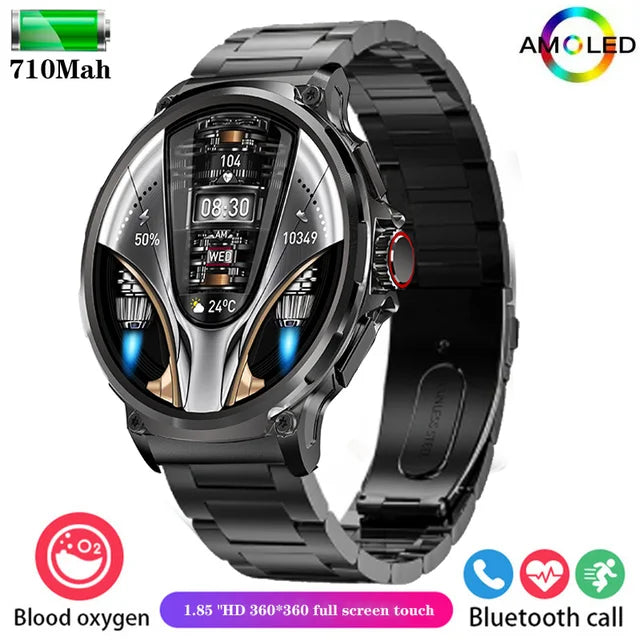 For Huawei Xiaomi GPS Track Smart Watch Men 1.85-Inch Ultra HD AMOLED Screen 710 Mah Battery Bluetooth Call SmartWatch 2024 New - Yara fashion  11356847 For Huawei Xiaomi GPS Track Smart Watch Men 1.85-Inch Ultra HD AMOLED Screen 710 Mah Battery Bluetooth Call SmartWatch 2024 New 