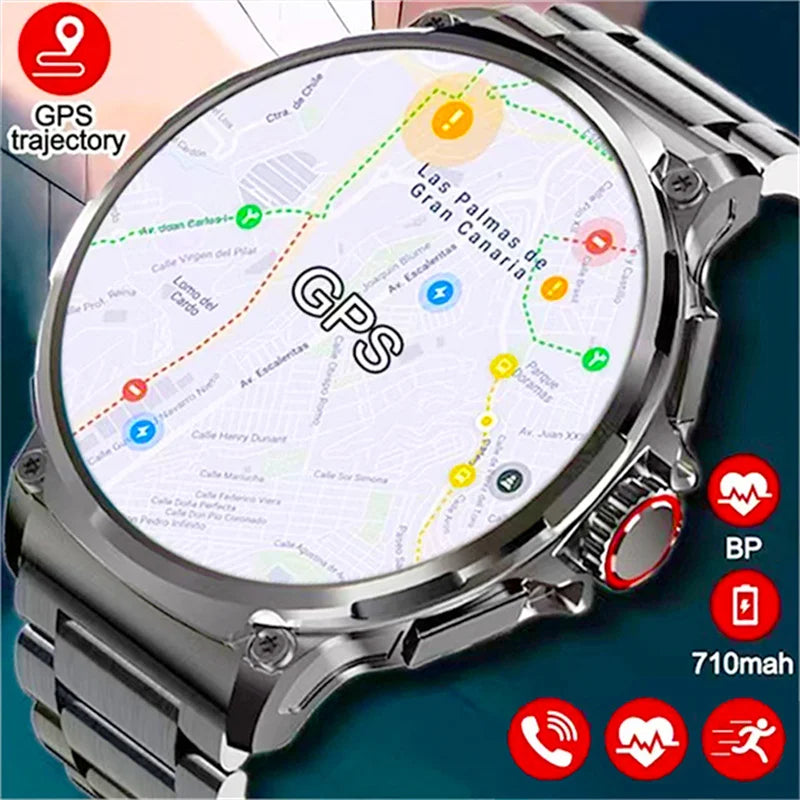 For Huawei Xiaomi GPS Track Smart Watch Men 1.85-Inch Ultra HD AMOLED Screen 710 Mah Battery Bluetooth Call SmartWatch 2024 New - Yara fashion  21648894 For Huawei Xiaomi GPS Track Smart Watch Men 1.85-Inch Ultra HD AMOLED Screen 710 Mah Battery Bluetooth Call SmartWatch 2024 New 