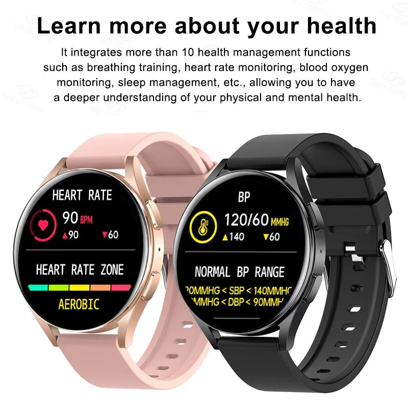 New Smartwatch 6 for Men HD Full Touch Blood Pressure Blood Oxygen Bluetooth Call Sports Smart Watch Men Women For Android IOS - Yara fashion  7546963 New Smartwatch 6 for Men HD Full Touch Blood Pressure Blood Oxygen Bluetooth Call Sports Smart Watch Men Women For Android IOS 