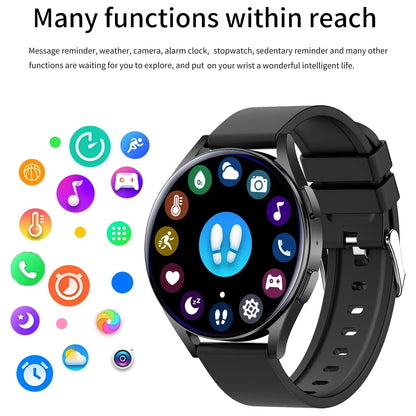 New Smartwatch 6 for Men HD Full Touch Blood Pressure Blood Oxygen Bluetooth Call Sports Smart Watch Men Women For Android IOS - Yara fashion  53558536 New Smartwatch 6 for Men HD Full Touch Blood Pressure Blood Oxygen Bluetooth Call Sports Smart Watch Men Women For Android IOS 