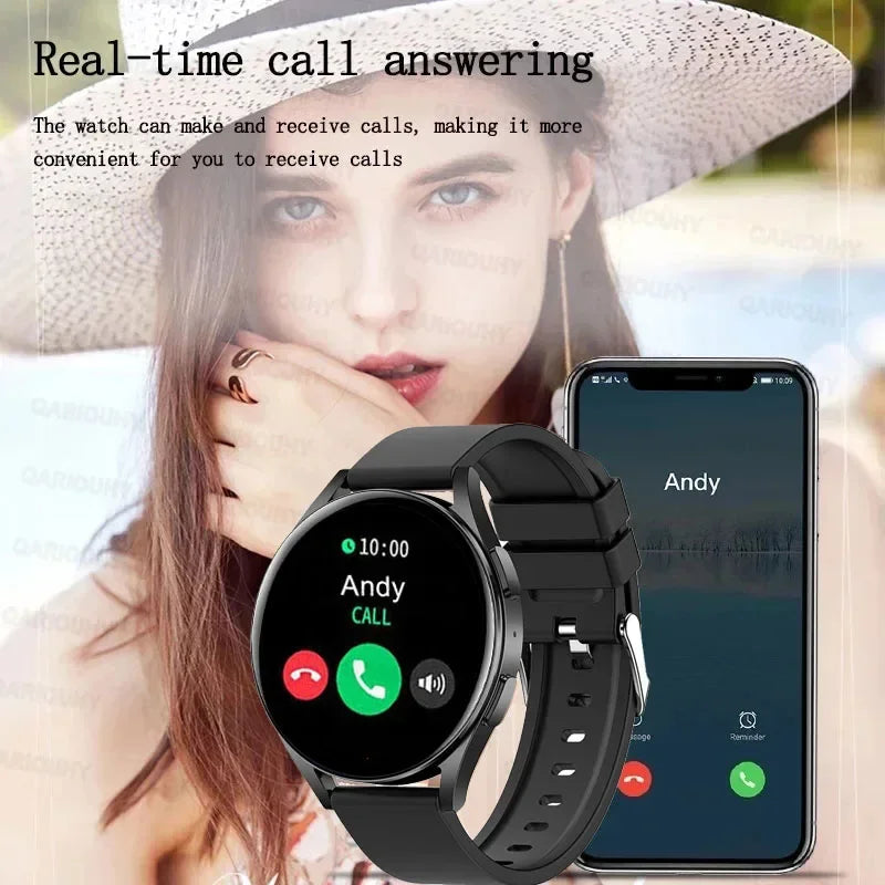 New Smartwatch 6 for Men HD Full Touch Blood Pressure Blood Oxygen Bluetooth Call Sports Smart Watch Men Women For Android IOS - Yara fashion  26985401 New Smartwatch 6 for Men HD Full Touch Blood Pressure Blood Oxygen Bluetooth Call Sports Smart Watch Men Women For Android IOS 