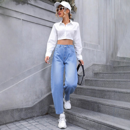 Women Clothing All Match Slim Jeans - Yara fashion Yara fashion 36.99