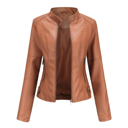 Women Autumn And Winter Solid Color Short Jacket