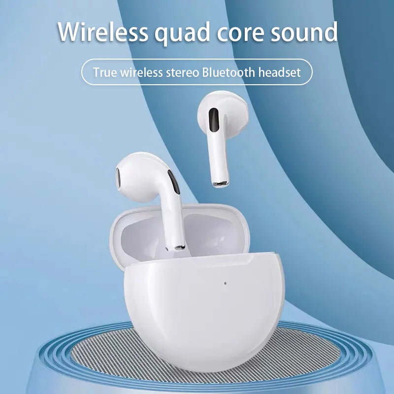 Original Air Pro 6 TWS Wireless Bluetooth Headset 5.3 Headphone Mini Earphone with Mic Charging Box for Xiaomi iPhone Earbuds - Yara fashion  36196225 Original Air Pro 6 TWS Wireless Bluetooth Headset 5.3 Headphone Mini Earphone with Mic Charging Box for Xiaomi iPhone Earbuds 