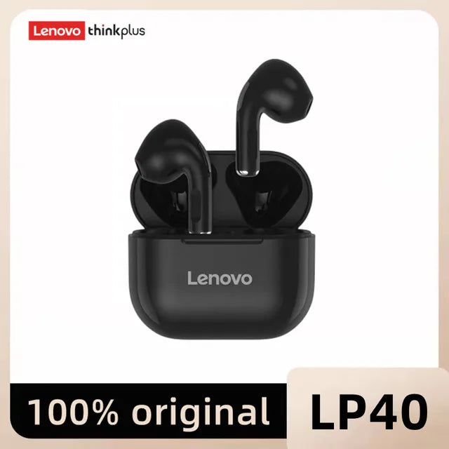 Original Lenovo lp40 Bluetooth Earphone 5.0 Immersive Sound HIFI TWS With Microphone Touch Control For Long Standby Time Motion - Yara fashion  75813401 Original Lenovo lp40 Bluetooth Earphone 5.0 Immersive Sound HIFI TWS With Microphone Touch Control For Long Standby Time Motion 