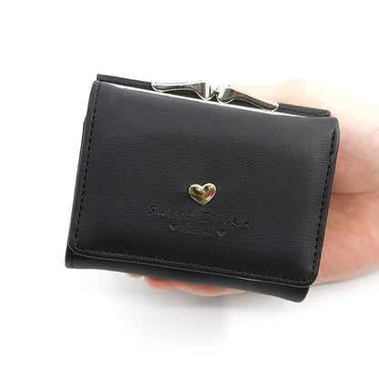 Small Women Wallet loving heart Short Women's Wallet Card Holder Girls Mini Woman Fashion Lady Coin Purse for Female Clutch Bag - Yara fashion  42487805 Small Women Wallet loving heart Short Women's Wallet Card Holder Girls Mini Woman Fashion Lady Coin Purse for Female Clutch Bag 