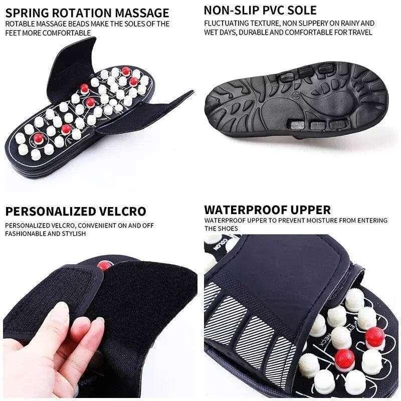 Acupoint Massage Slippers Therapy Massager Shoes For Feet Unisex Home Flip Flop Health Care Medical Rotating Foot Massager Shoes - Yara fashion  21274420 Acupoint Massage Slippers Therapy Massager Shoes For Feet Unisex Home Flip Flop Health Care Medical Rotating Foot Massager Shoes 