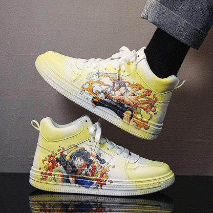 Anime Shoes Men Luff Cosplay Shoes Women Anime Sneakers Casual Shoes High Top Shoes Ace  Retro Classic Loose Denim Jacket - Yara fashion  3307568 Anime Shoes Men Luff Cosplay Shoes Women Anime Sneakers Casual Shoes High Top Shoes Ace  Retro Classic Loose Denim Jacket 