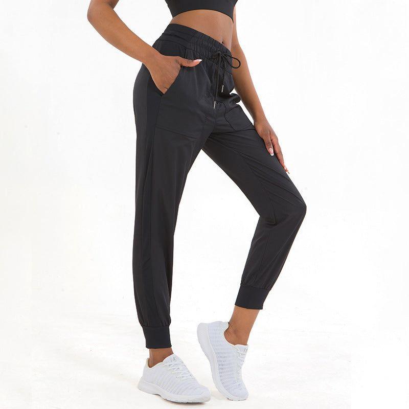 Arrival Running Casual Sports Trousers Ankle-Tied Breathable Quick-Drying Fitness Yoga Trousers - Yara fashion  90262063 Arrival Running Casual Sports Trousers Ankle-Tied Breathable Quick-Drying Fitness Yoga Trousers 