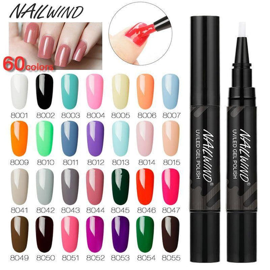 Art Manicure Venalisa 60 Colors Soak Off Enamel Convenience Clean Nail Glue Pen - Yara fashion  23979226 Art Manicure Venalisa 60 Colors Soak Off Enamel Convenience Clean Nail Glue Pen 