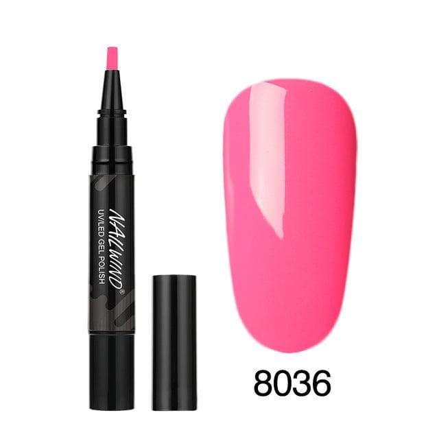 Art Manicure Venalisa 60 Colors Soak Off Enamel Convenience Clean Nail Glue Pen - Yara fashion  67504111 Art Manicure Venalisa 60 Colors Soak Off Enamel Convenience Clean Nail Glue Pen 