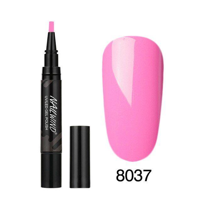 Art Manicure Venalisa 60 Colors Soak Off Enamel Convenience Clean Nail Glue Pen - Yara fashion  52693392 Art Manicure Venalisa 60 Colors Soak Off Enamel Convenience Clean Nail Glue Pen 