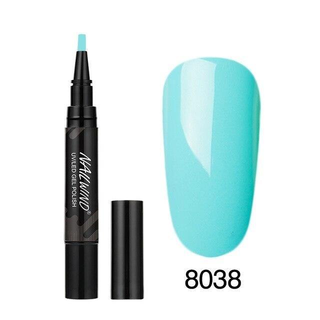 Art Manicure Venalisa 60 Colors Soak Off Enamel Convenience Clean Nail Glue Pen - Yara fashion  4772212 Art Manicure Venalisa 60 Colors Soak Off Enamel Convenience Clean Nail Glue Pen 