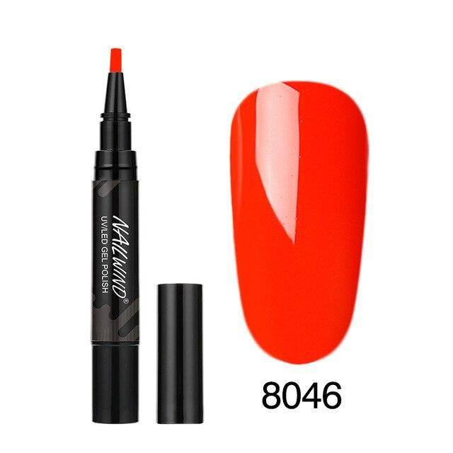 Art Manicure Venalisa 60 Colors Soak Off Enamel Convenience Clean Nail Glue Pen - Yara fashion  10596079 Art Manicure Venalisa 60 Colors Soak Off Enamel Convenience Clean Nail Glue Pen 