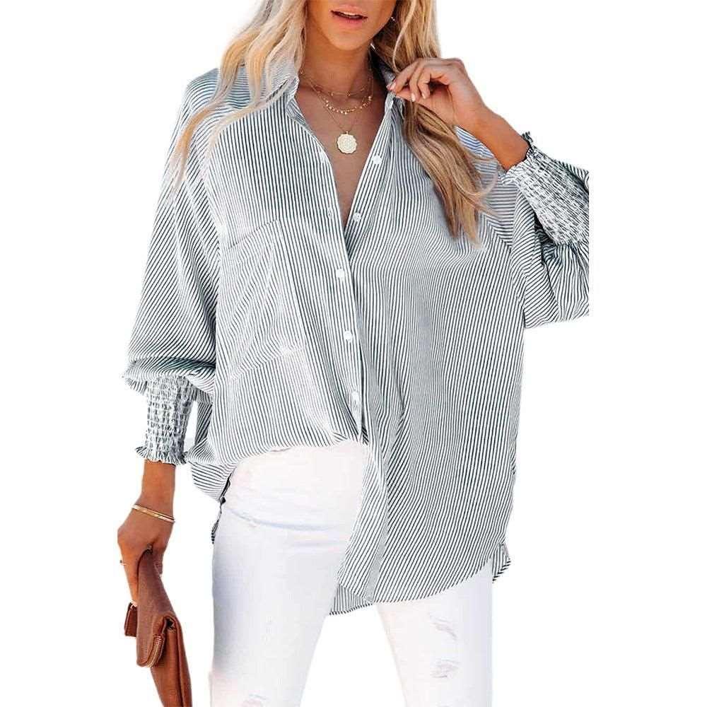 Autumn Long Sleeve Shirt Mid Length Shirt - Yara fashion  55183261 Autumn Long Sleeve Shirt Mid Length Shirt 