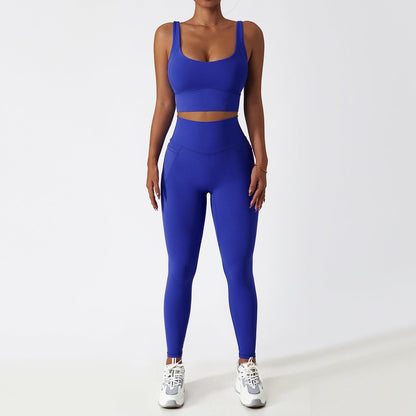 Breathable Cloud Feeling Quick Drying Skinny Yoga Clothes Pocket Running Sports Suit Oblique Shoulder Nude Feel Fitness Suit Suit - Yara fashion  35147285 Breathable Cloud Feeling Quick Drying Skinny Yoga Clothes Pocket Running Sports Suit Oblique Shoulder Nude Feel Fitness Suit Suit 