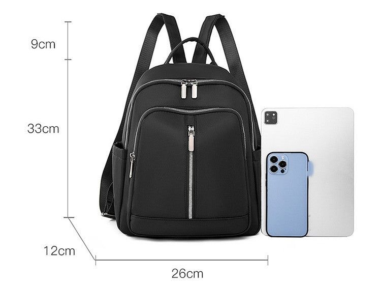 Casual Women's Nylon Backpack Simple Versatile Large Capacity - Yara fashion  58178805 Casual Women's Nylon Backpack Simple Versatile Large Capacity 