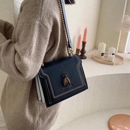 CGCBAG Luxury Brand Women Handbag 2023 New Retro Bee Female Shoulder Bag Simple High Quality Leather Designer Crossbody Bags - Yara fashion  91765357 CGCBAG Luxury Brand Women Handbag 2023 New Retro Bee Female Shoulder Bag Simple High Quality Leather Designer Crossbody Bags 