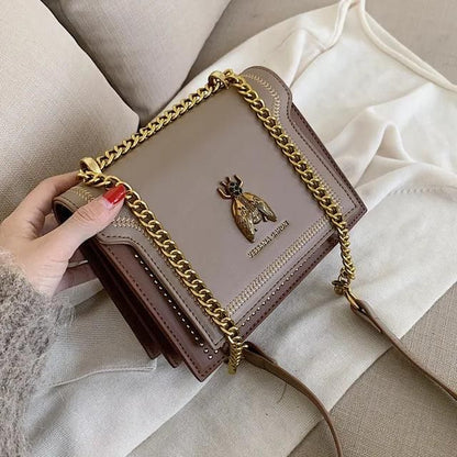 CGCBAG Luxury Brand Women Handbag 2023 New Retro Bee Female Shoulder Bag Simple High Quality Leather Designer Crossbody Bags - Yara fashion  41548750 CGCBAG Luxury Brand Women Handbag 2023 New Retro Bee Female Shoulder Bag Simple High Quality Leather Designer Crossbody Bags 