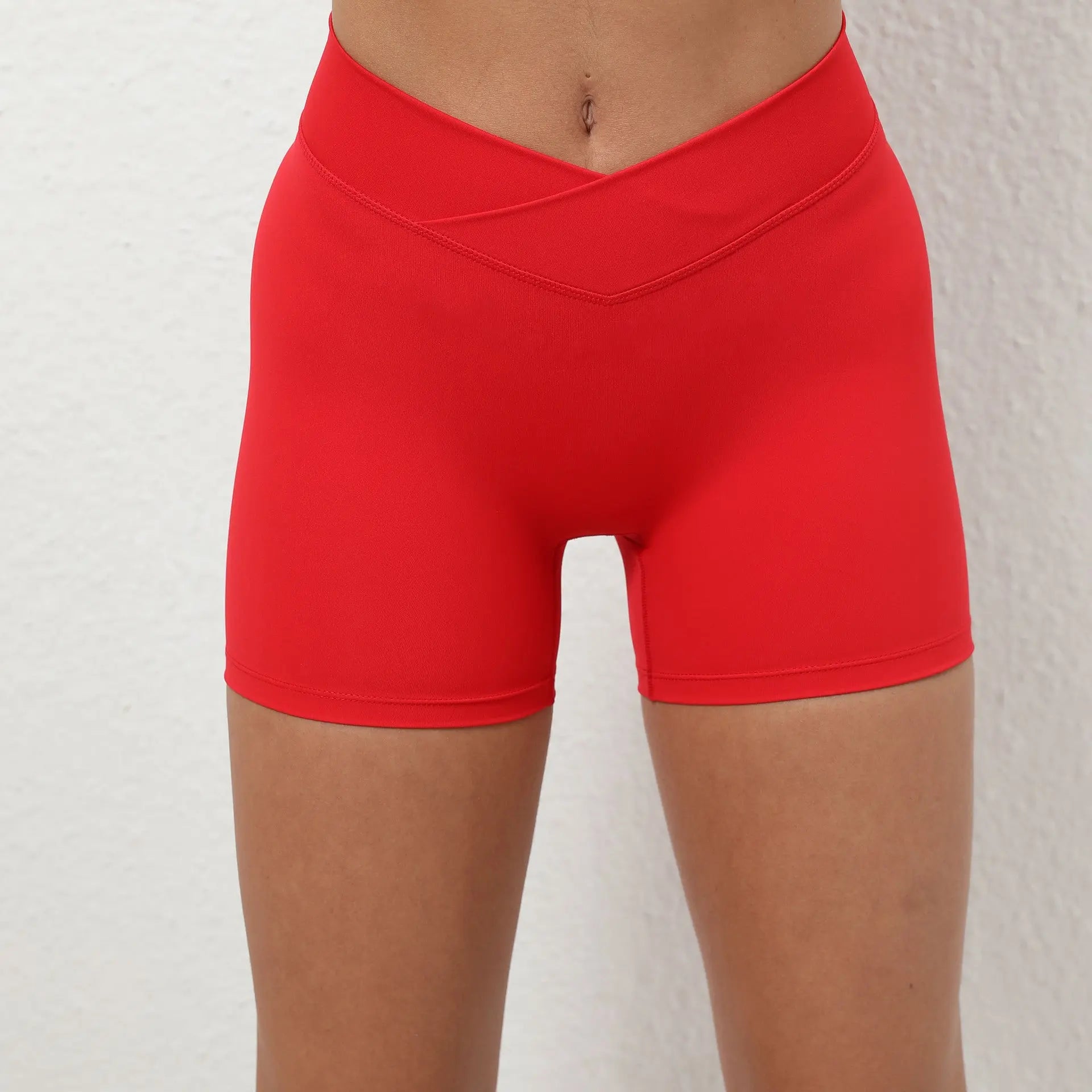 Cross Waist Cool Breathable Exercise Shorts Peach Hip Fitness Shorts Women Hip Lifting Stretch Yoga Shorts - Yara fashion  27359797 Cross Waist Cool Breathable Exercise Shorts Peach Hip Fitness Shorts Women Hip Lifting Stretch Yoga Shorts 