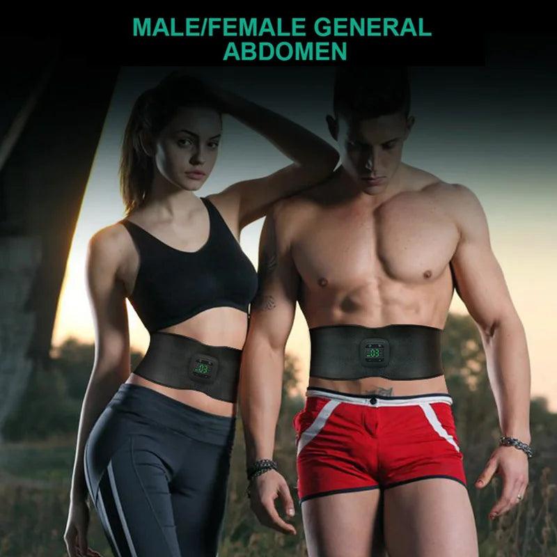 Electric Abdominal Toning Belt EMS Body Slimming Massage Belt Heating Warm Belly Abdomen Muscle Stimulator Fitness Weight Lose - Yara fashion  37610968 Electric Abdominal Toning Belt EMS Body Slimming Massage Belt Heating Warm Belly Abdomen Muscle Stimulator Fitness Weight Lose 