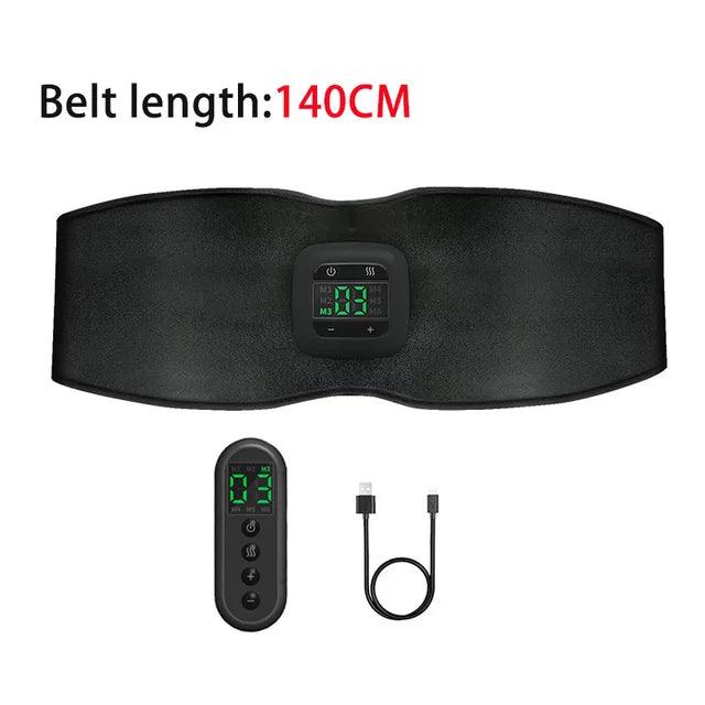 Electric Abdominal Toning Belt EMS Body Slimming Massage Belt Heating Warm Belly Abdomen Muscle Stimulator Fitness Weight Lose - Yara fashion  5069357 Electric Abdominal Toning Belt EMS Body Slimming Massage Belt Heating Warm Belly Abdomen Muscle Stimulator Fitness Weight Lose 