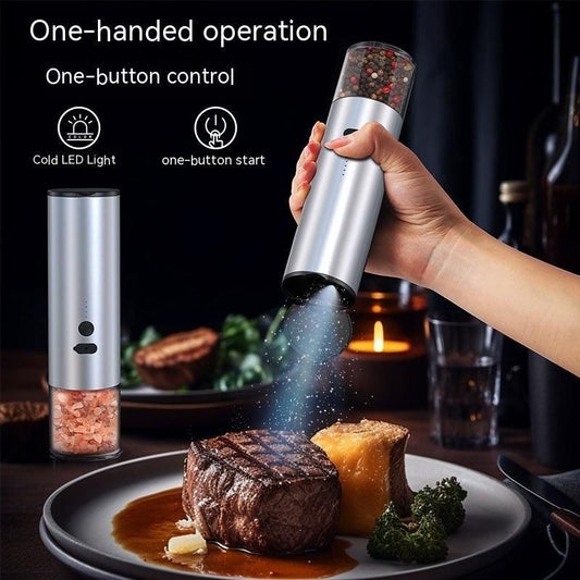 Electric Sea Salt Pepper Grinder Food Charging Automatic - Yara fashion  28246272 Electric Sea Salt Pepper Grinder Food Charging Automatic 