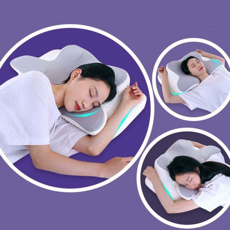 Ergonomic Cervical Pillow For Sleeping Orthopedic Support Pillows Odorless Contour Neck Pain Memory Foam Pillow - Yara fashion  24107553 Ergonomic Cervical Pillow For Sleeping Orthopedic Support Pillows Odorless Contour Neck Pain Memory Foam Pillow 