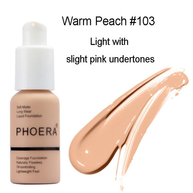 Explosive Press Type Oil Control Natural Color Matte Concealer Foundation Cream - Yara fashion  43914592 Explosive Press Type Oil Control Natural Color Matte Concealer Foundation Cream 